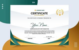 moderno di realizzazione certificato modello vettore