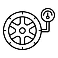 pneumatico Manutenzione icona stile vettore