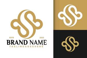 lettera S elegante premio logo disegno, marca identità loghi vettore, moderno logo, logo disegni vettore illustrazione modello