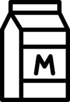 illustrazione vettoriale del latte su uno sfondo. simboli di qualità premium. icone vettoriali per il concetto e la progettazione grafica.