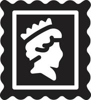 francobollo illustrazione vettoriale su uno sfondo simboli di qualità premium. icone vettoriali per il concetto e la progettazione grafica.