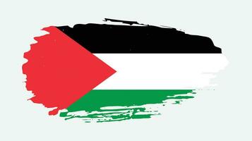 bandiera del grunge della palestina vettore
