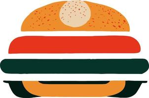 delizioso Hamburger illustrazione vettore