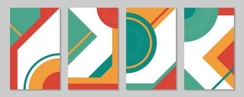 vettore minimalista astratto arte sfondo geometrico forma. design per parete tendaggi, cartoline, manifesti o opuscoli
