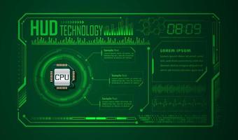 moderno hud tecnologia sfondo vettore