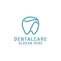 dentale icona logo design modello. lusso, vettore