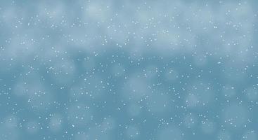 inverno nevicata e i fiocchi di neve su leggero blu sfondo. vettore illustrazione