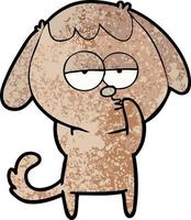 cartone animato cane personaggio vettore