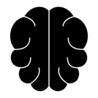 icona del design moderno del cervello vettore