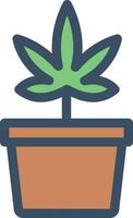 marijuana pianta vettore illustrazione su un' sfondo.premio qualità simboli.vettore icone per concetto e grafico design.