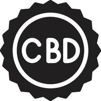 CBD vettore illustrazione su un' sfondo.premio qualità simboli.vettore icone per concetto e grafico design.