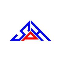 sph lettera logo creativo design con vettore grafico, sph semplice e moderno logo nel triangolo forma.