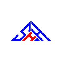 shh lettera logo creativo design con vettore grafico, shh semplice e moderno logo nel triangolo forma.
