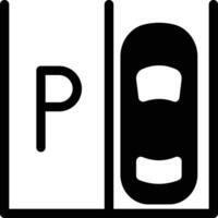illustrazione vettoriale del parcheggio su uno sfondo. simboli di qualità premium. icone vettoriali per il concetto e la progettazione grafica.