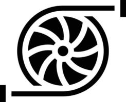 illustrazione vettoriale turbo su uno sfondo. simboli di qualità premium. icone vettoriali per il concetto e la progettazione grafica.