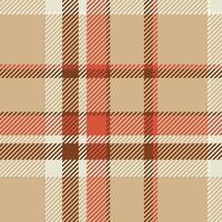 tartan Scozia senza soluzione di continuità plaid modello vettore. retrò sfondo tessuto. Vintage ▾ dai un'occhiata colore piazza geometrico struttura. vettore