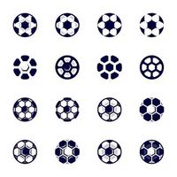 impostato di moderno calcio logo modello, calcio logo design vettore