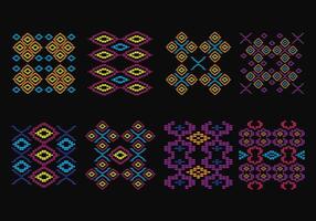 Pattern di Songket vettore