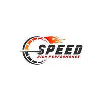 veloce e velocità vettore logo modello