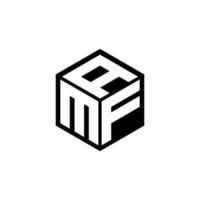 mfa lettera logo design con bianca sfondo nel illustratore. vettore logo, calligrafia disegni per logo, manifesto, invito, eccetera.