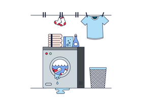 Vettore di lavanderia gratuito