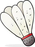scarabocchio personaggio cartone animato badminton vettore
