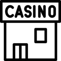 illustrazione vettoriale del casinò su uno sfondo. simboli di qualità premium. icone vettoriali per il concetto e la progettazione grafica.