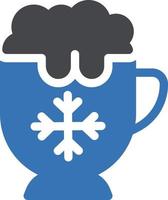 illustrazione vettoriale della tazza su uno sfondo. simboli di qualità premium. icone vettoriali per il concetto e la progettazione grafica.