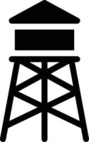 acqua Torre vettore illustrazione su un' sfondo.premio qualità simboli.vettore icone per concetto e grafico design.