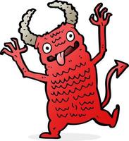 scarabocchio personaggio cartone animato demone vettore