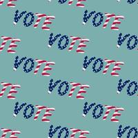 votazione. elezioni nel America. il testo è nel il colori di il noi bandiera. ripetendo vettore modello.