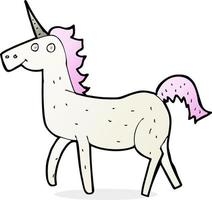 scarabocchio personaggio cartone animato unicorno vettore