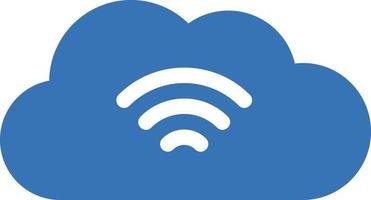 nube Wi-Fi vettore illustrazione su un' sfondo.premio qualità simboli.vettore icone per concetto e grafico design.