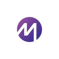 lettera m logo design modello elementi vettore