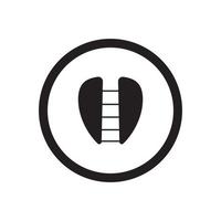 logo icona illustrazione modello semplice chitarra raccogliere vettore design per distintivo musica etichetta musica studio musicale strumento attività commerciale