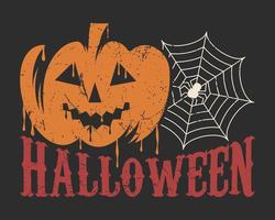 pauroso Halloween t camicia disegni vettore