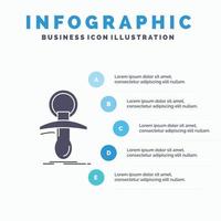 bambino. manichino. novizio. capezzolo. novizio infografica modello per sito web e presentazione. glifo grigio icona con blu Infografica stile vettore illustrazione.