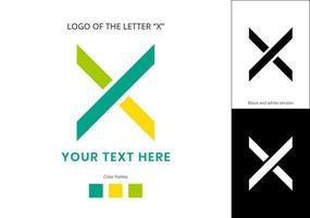 semplice logo di il lettera X vettore