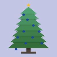 Natale albero design fatto con un' grigio sfondo vettore