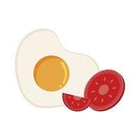 vettore illustratore di uovo piatto