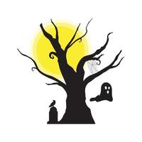 Halloween albero per il tuo design per il vacanza Halloween vettore