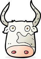 scarabocchio personaggio cartone animato mucca vettore