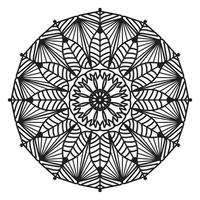 nero mandala, lusso ornamentale mandala design sfondo, mandala disegno, mandala modello colorazione libro arte sfondo disegno, piastrella modello, saluto carta, nero e bianca mandala vettore