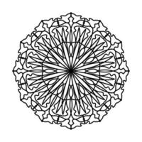 nero mandala, lusso ornamentale mandala design sfondo, mandala disegno, mandala modello colorazione libro arte sfondo disegno, piastrella modello, saluto carta, nero e bianca mandala vettore