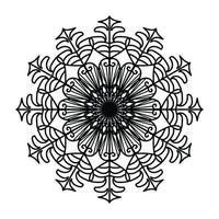 nero mandala, lusso ornamentale mandala design sfondo, mandala disegno, mandala modello colorazione libro arte sfondo disegno, piastrella modello, saluto carta, nero e bianca mandala vettore