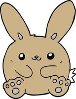 scarabocchio personaggio cartone animato coniglio vettore