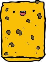 scarabocchio personaggio cartone animato biscotto vettore