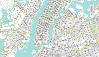 nuovo York città carta geografica illustrazione. vettore