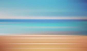 il movimento sfoca la spiaggia al tramonto tropicale con uno sfondo di onde oceaniche astratte bokeh luce solare. concetto di vacanze estive e viaggi d'affari. stile filtro colore tono antico vettore