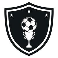 calcio campionato o calcio club logo vettore